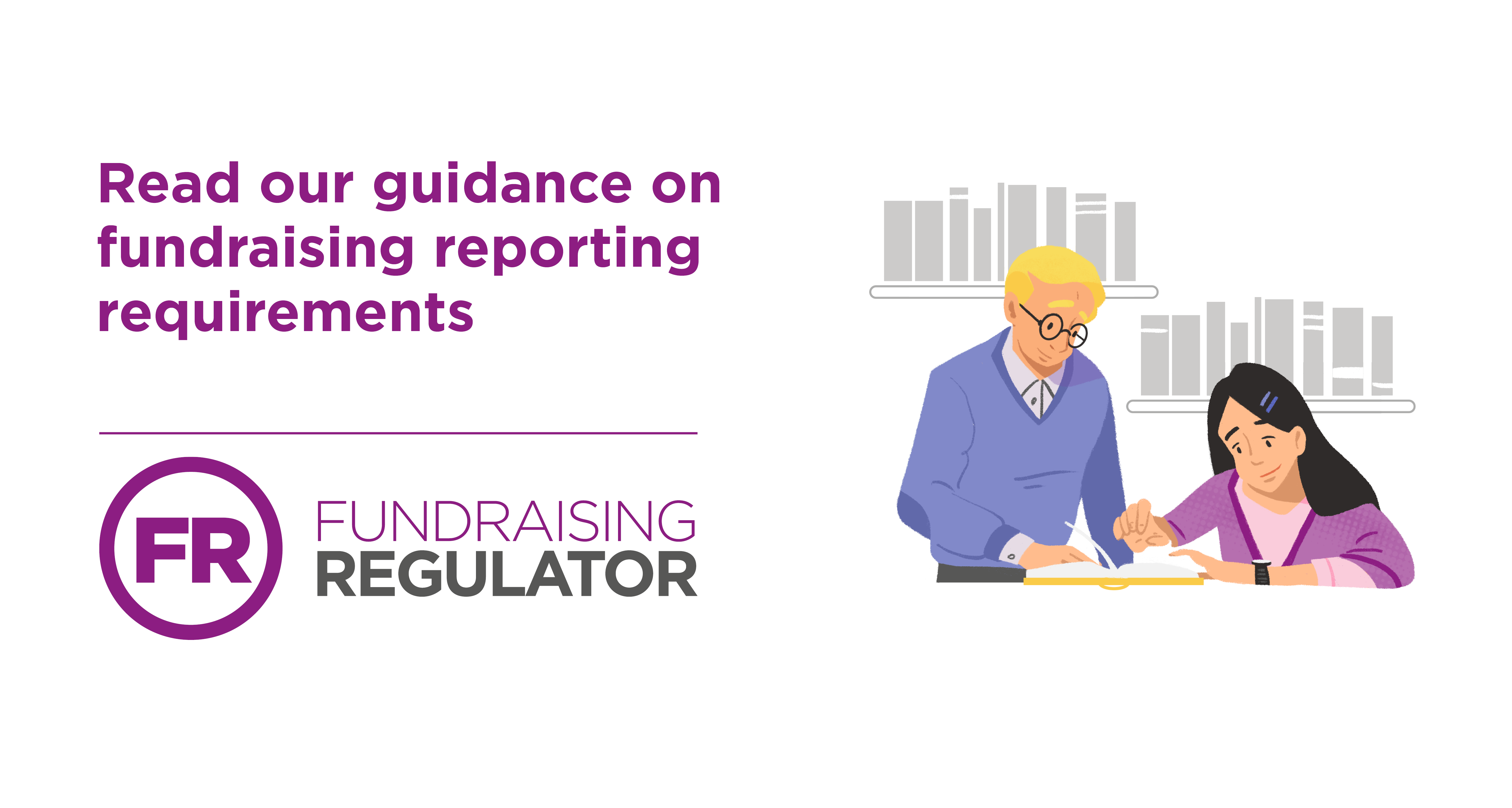 Fundraising Regulator Logo White Blogs